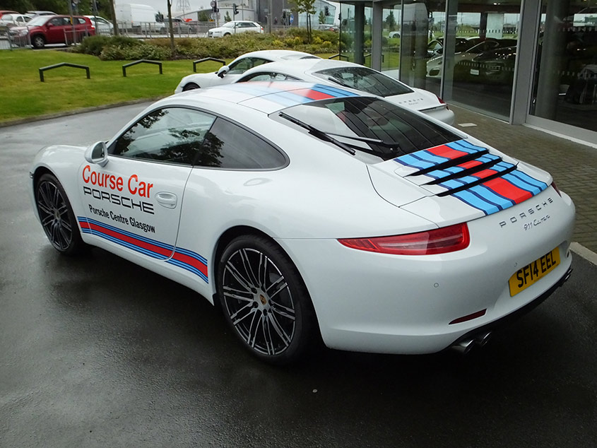 Porsche vehicle graphics